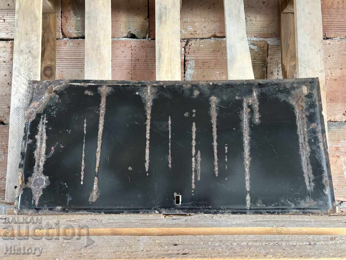 Δημοπρασία Εμαγιέ πινακίδα από βαγόνι τρένου