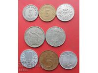 Mixed lot of 8 coins