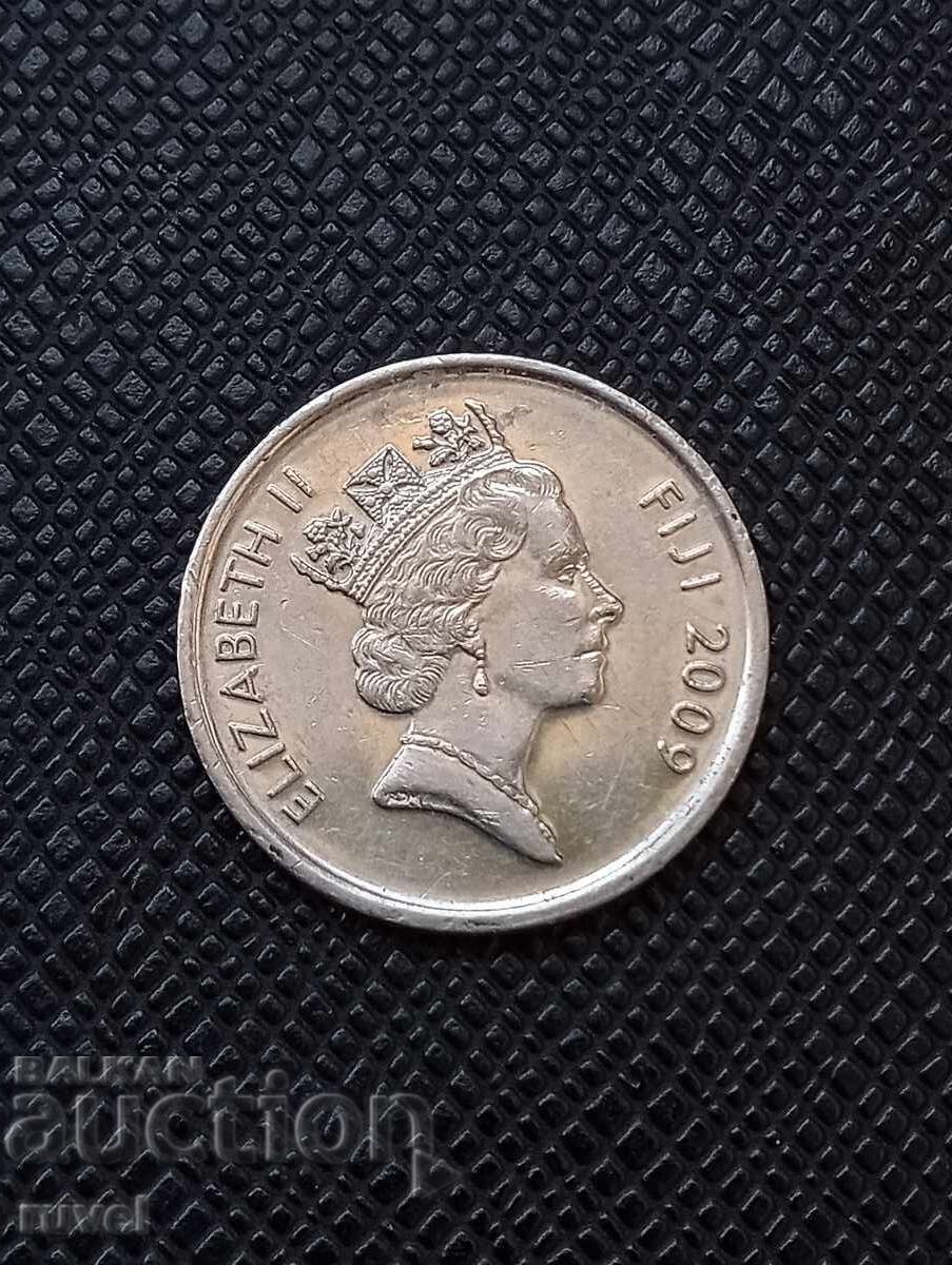 Fiji 5 cenți 2009 cu preț € 0.55 | 1.08 BGN
