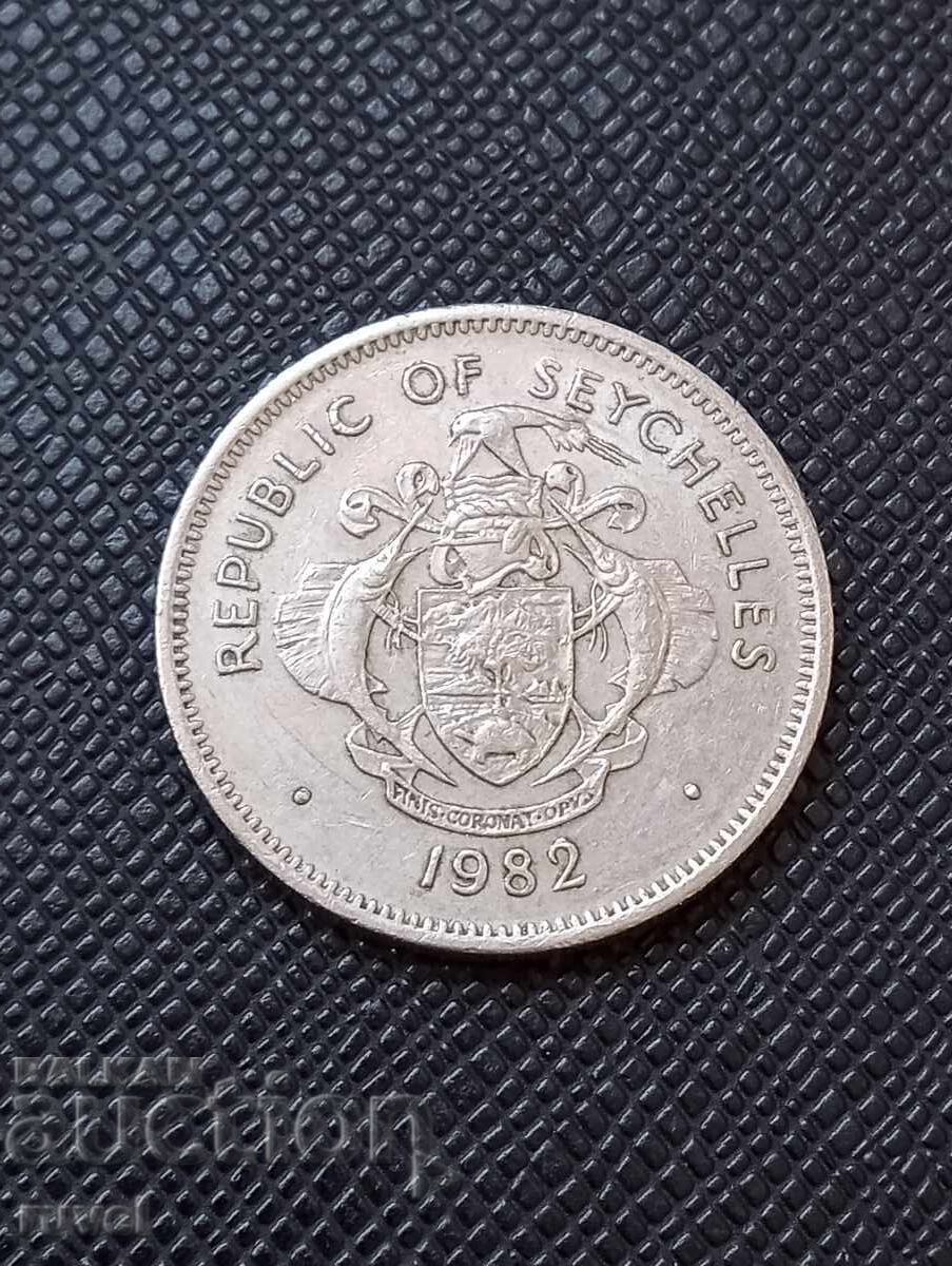 Сейшелски острови, 1 рупия 1982 г. с цена € 0.85 | 1.66 лв.