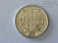 Portugal 2.5 Escudos 1951 - Silver 0.680