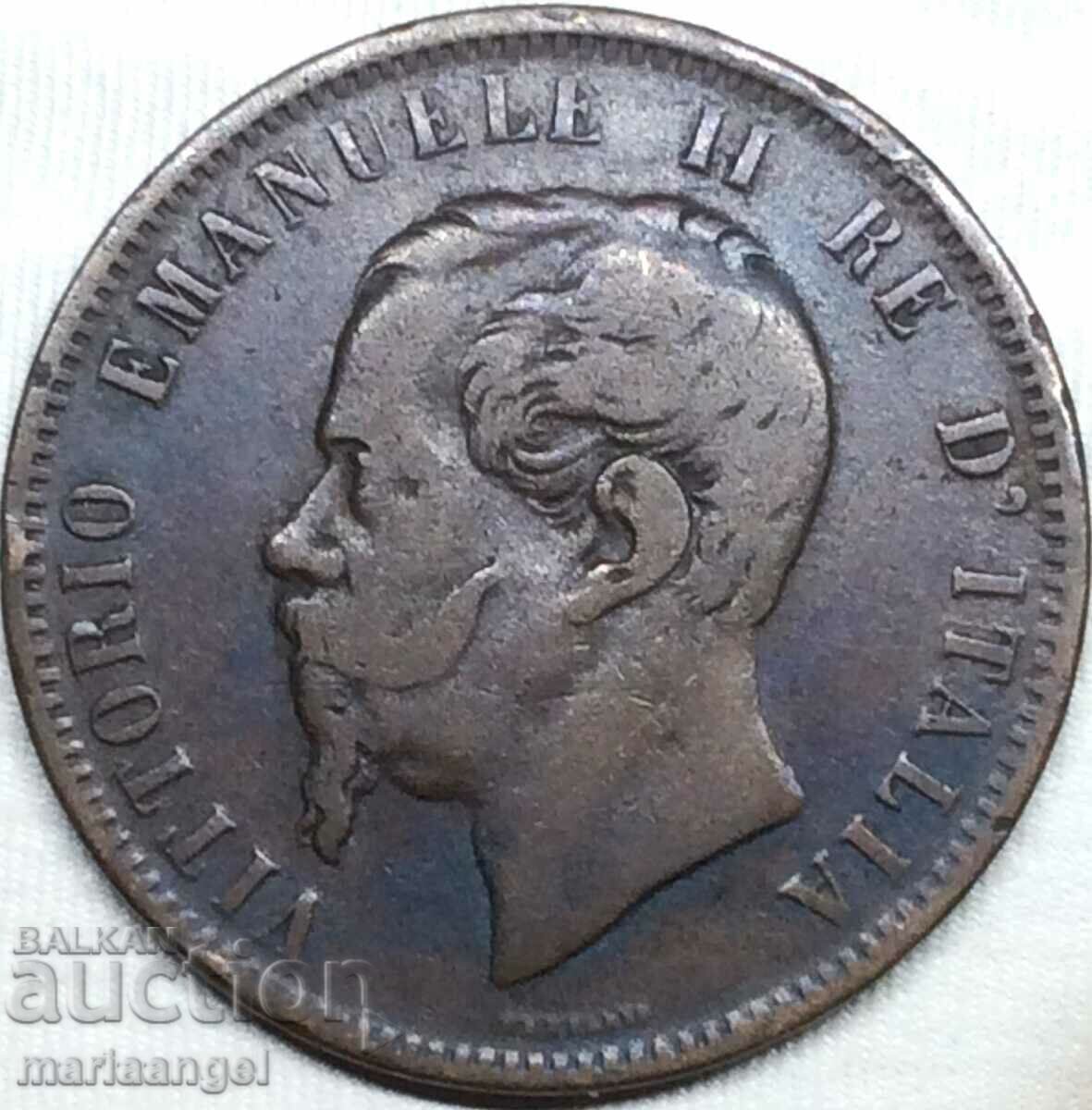 10 centesimi 1862 M - Milan Italy Victor Emmanuel II 30mm με τιμή 6.00 BGN | € 3.07