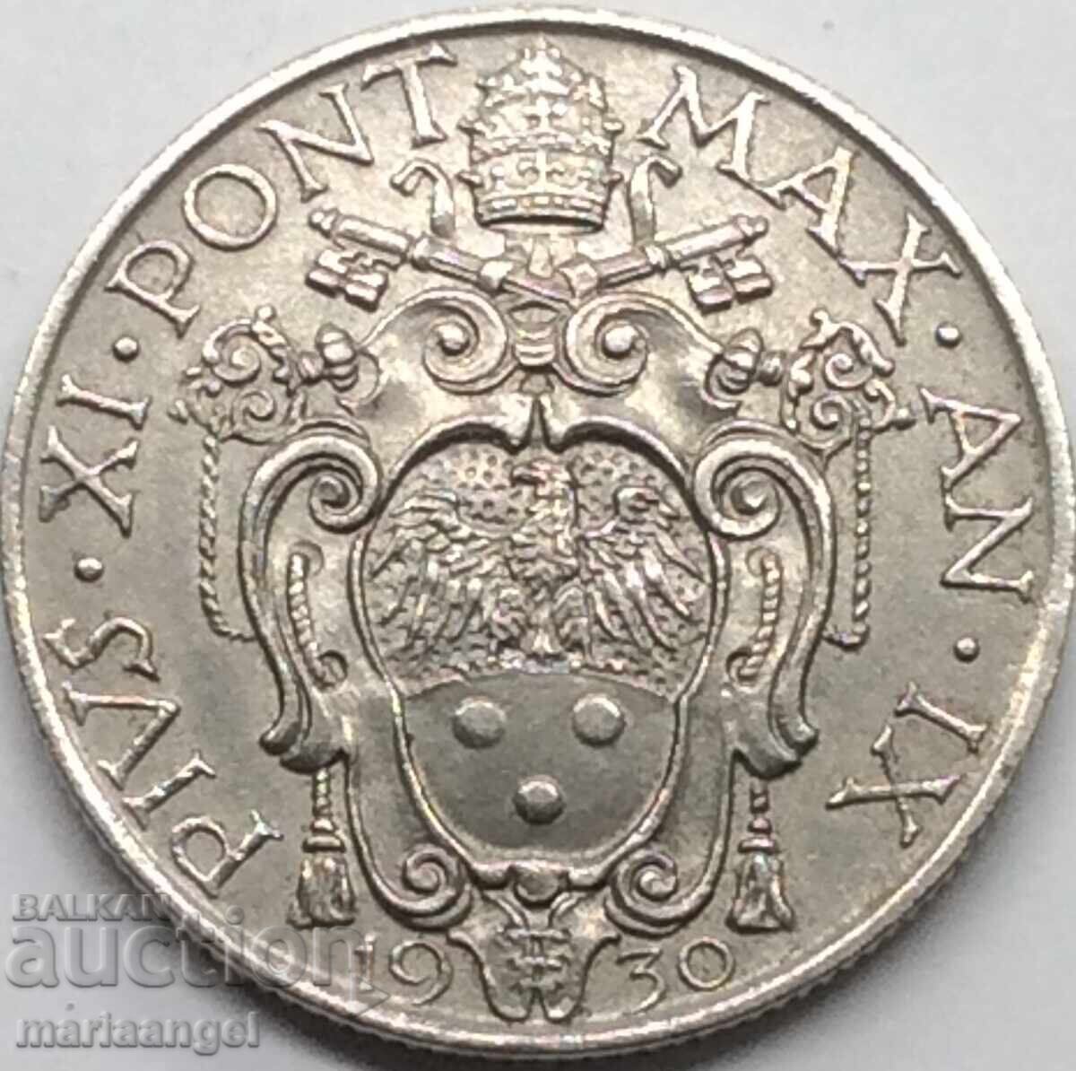 1 Лира 1930 Ватикан Пий XI - рядка година - 7 1 Лира 1930 Ватикан Пий XI - рядка година - 7