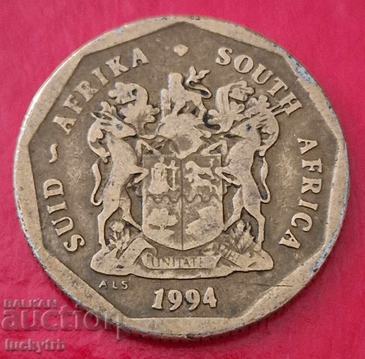 50 λεπτά 1994 - Νότια Αφρική με τιμή 0.60 BGN | € 0.31