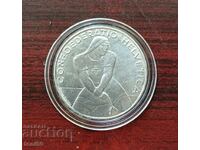 Швейцария 5 франка 1939  аUNC - юбилейна, сребро