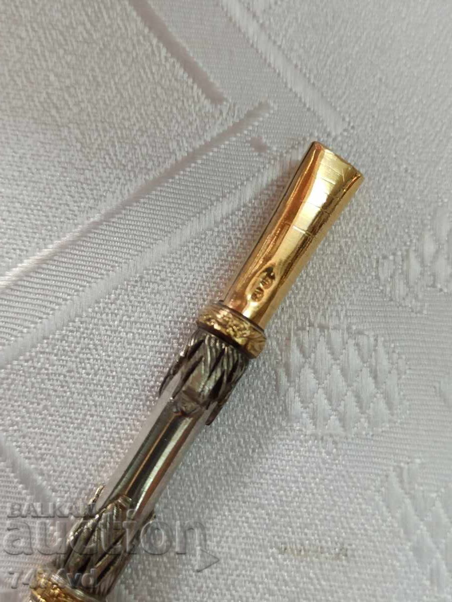 Silver-plated bombilla - traditional straw used for drinking with price 78.00 BGN | € 39.88 Silver-plated bombilla - traditional straw used for drinking with price 78.00 BGN | € 39.88