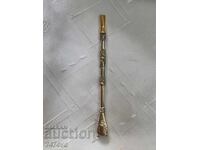 Silver-plated bombilla - traditional straw used for drinking