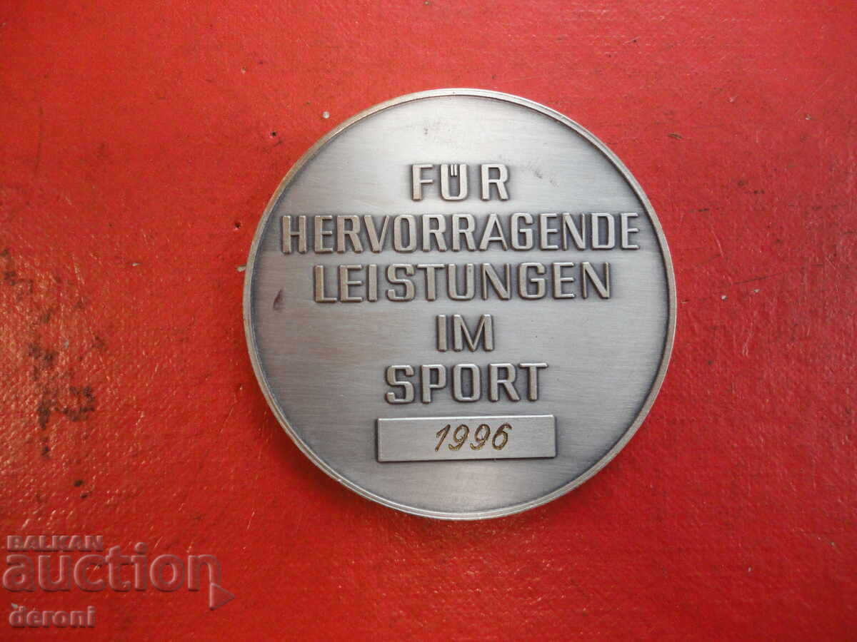 Немски  медал плакет 1996 с цена 10.00 лв. | € 5.11
