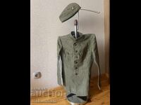 Uniformă militară jachetă și șapcă Regatul Bulgariei