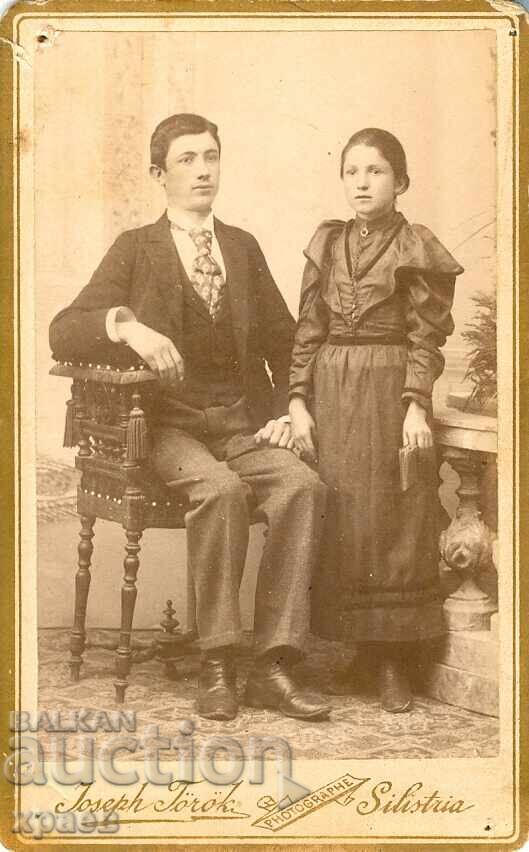 FOTOGRAFIE VECHE - CARTON - IOSEF TEREK – SILISTRA - M0417 FOTOGRAFIE VECHE - CARTON - IOSEF TEREK – SILISTRA - M0417