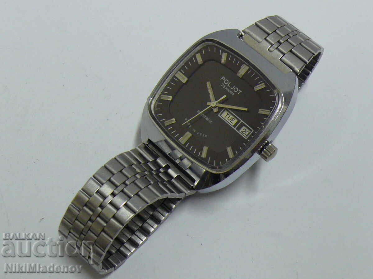 Παράδοση Σοβιετικό Poljot Αυτόματο Ανδρικό Ρολόι Χεριού Παράδοση Σοβιετικό Poljot Αυτόματο Ανδρικό Ρολόι Χεριού