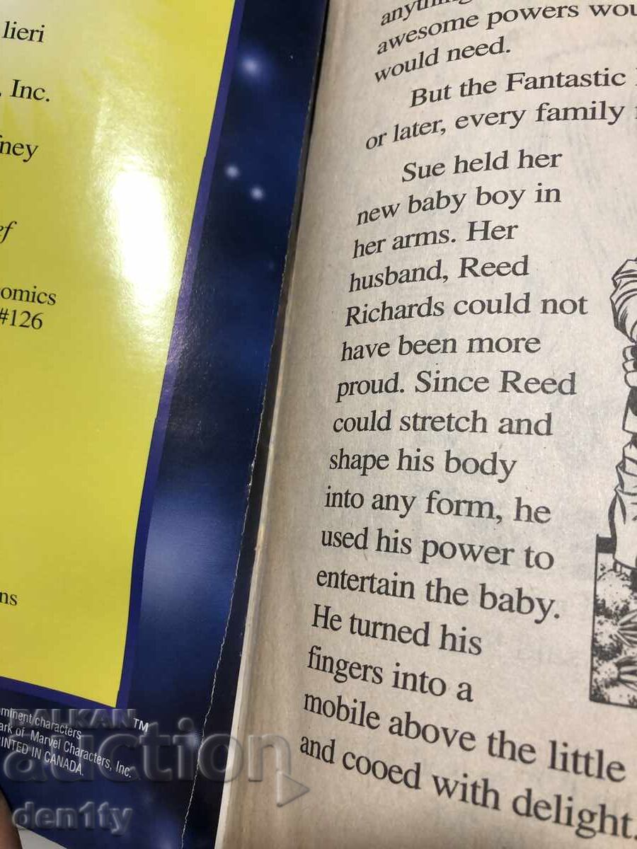 Комикс/книга с плакат на Marvel Comics - Фантастичната четво с цена 13.00 лв. | € 6.65