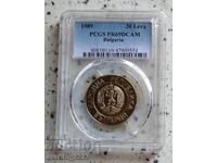 20 leva 1989 NRB PR 69 DCAM PCGS