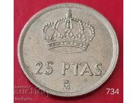 25 pesetas 1982 - Spania