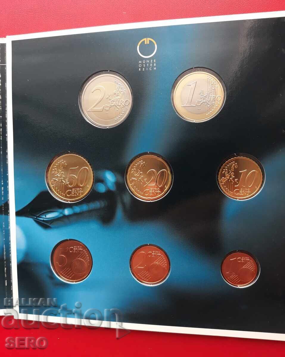 Auction  Austria SET 2007 of 8 coins - The Treaty of Rome