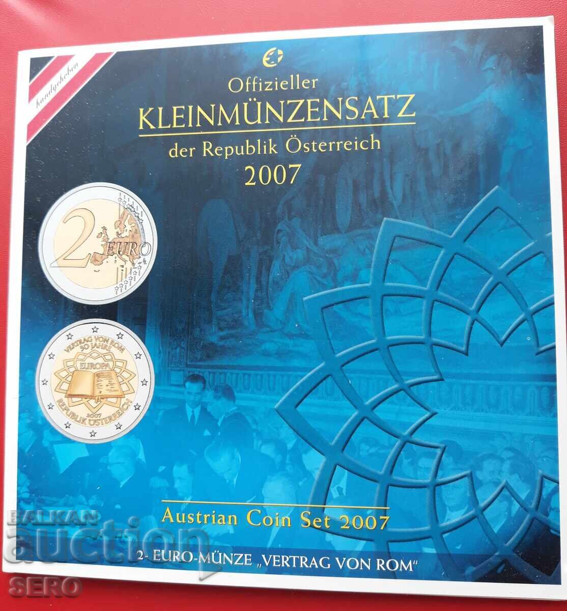 Austria SET 2007 of 8 coins - The Treaty of Rome