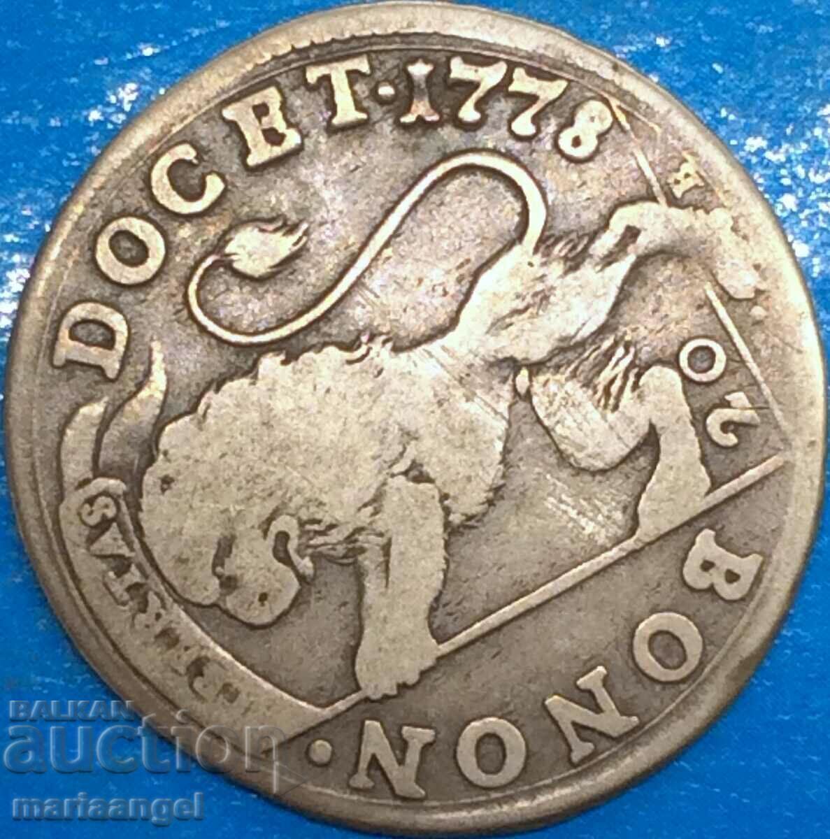 20 болонини 1778 Ватикан сребро - рядка - 6