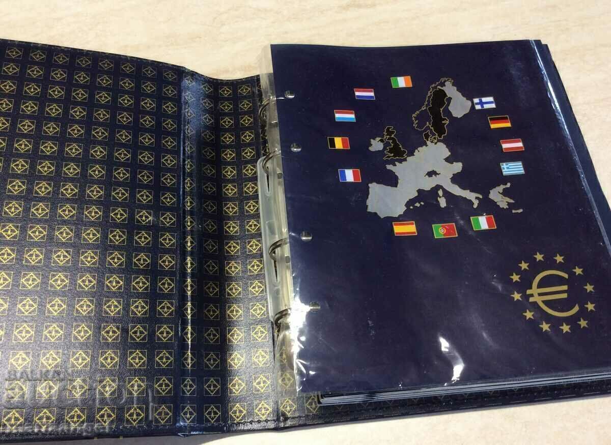 Album for collectors Seti 1 euro-cent-2 euro - 12 EU countries - 5