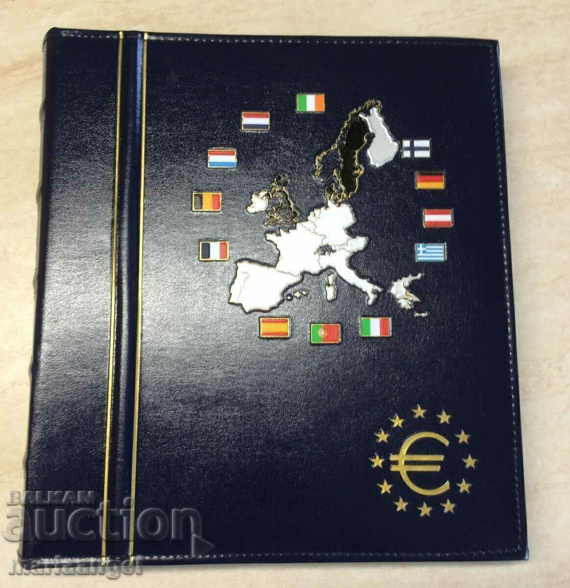 Album for collectors Seti 1 euro-cent-2 euro - 12 EU countries - 7