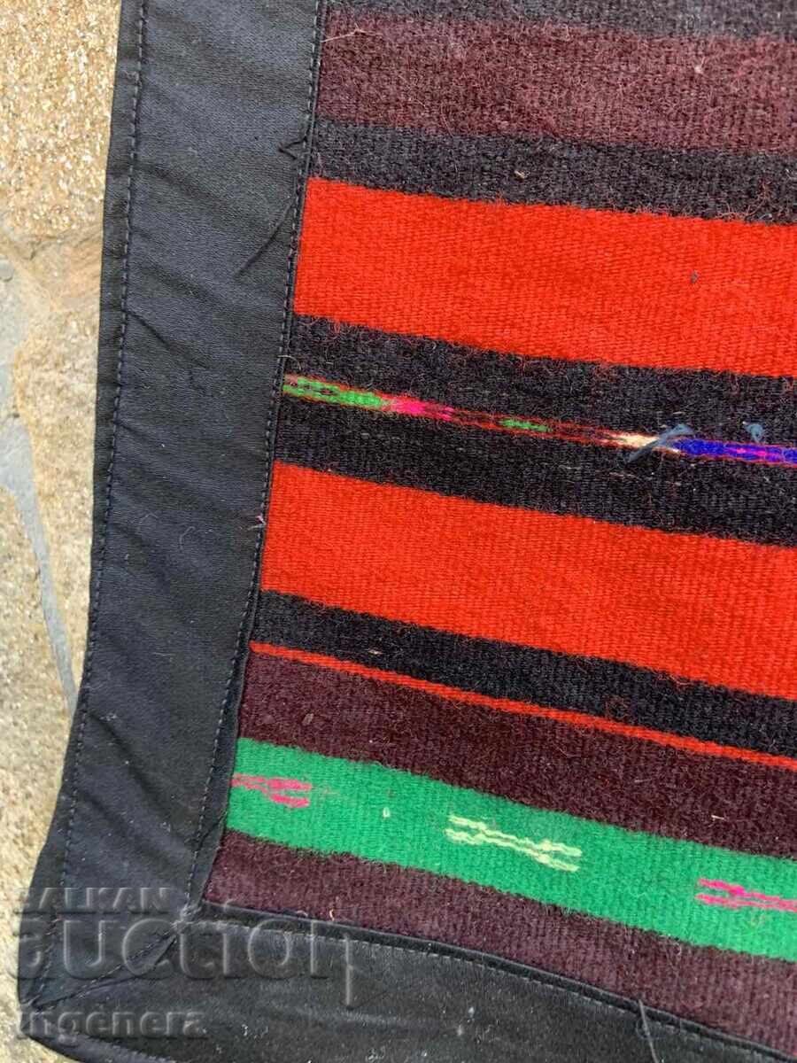 Auction WOOL RUG WOVEN ANTIQUE ETHNIC 55 X 35 CM Auction WOOL RUG WOVEN ANTIQUE ETHNIC 55 X 35 CM