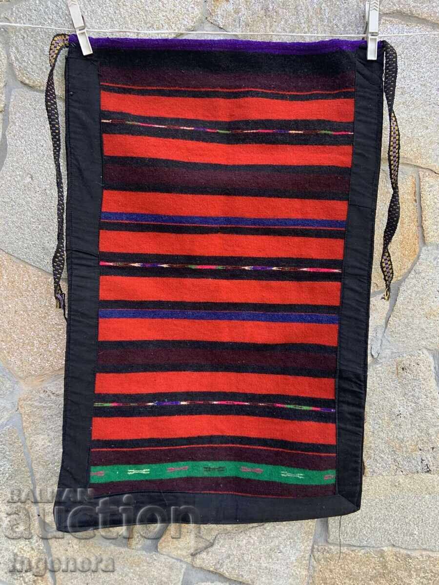 WOOL RUG WOVEN ANTIQUE ETHNIC 55 X 35 CM WOOL RUG WOVEN ANTIQUE ETHNIC 55 X 35 CM