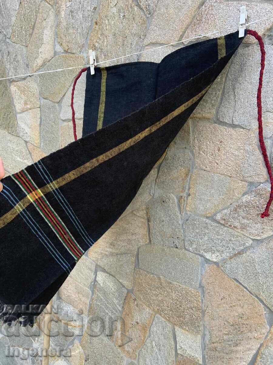 PREȘ ȘTIRGĂTOR LÂNĂ ȚESUT VECHI ETNIC 70 X 45 CM - 5 PREȘ ȘTIRGĂTOR LÂNĂ ȚESUT VECHI ETNIC 70 X 45 CM - 5