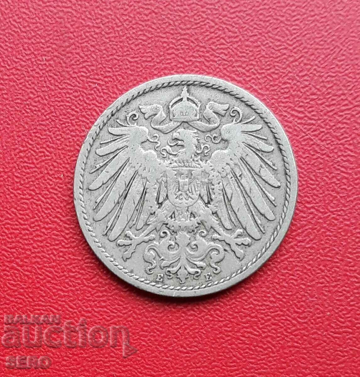 Germany-10 Pfennig 1891 E-Muldenhüten with price 1.81 BGN | € 0.93