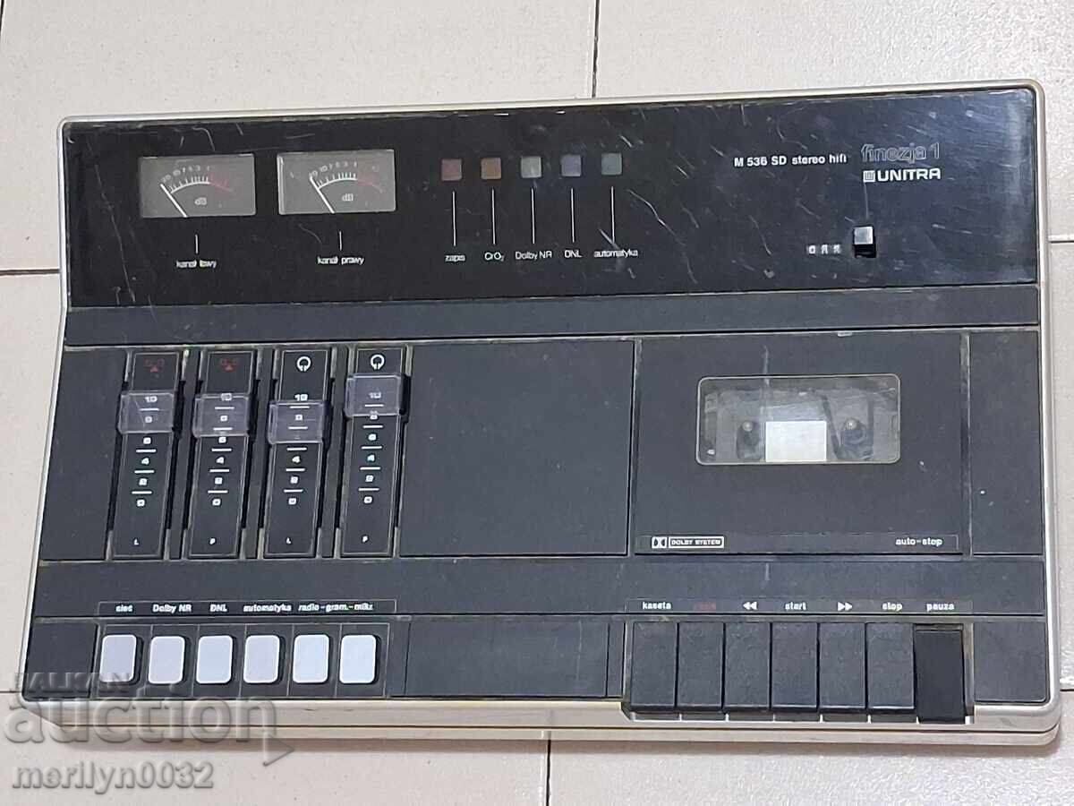 Stereo deck UNITRA FINEZJA-1 Polish cassette player with price 69.00 BGN | € 35.28