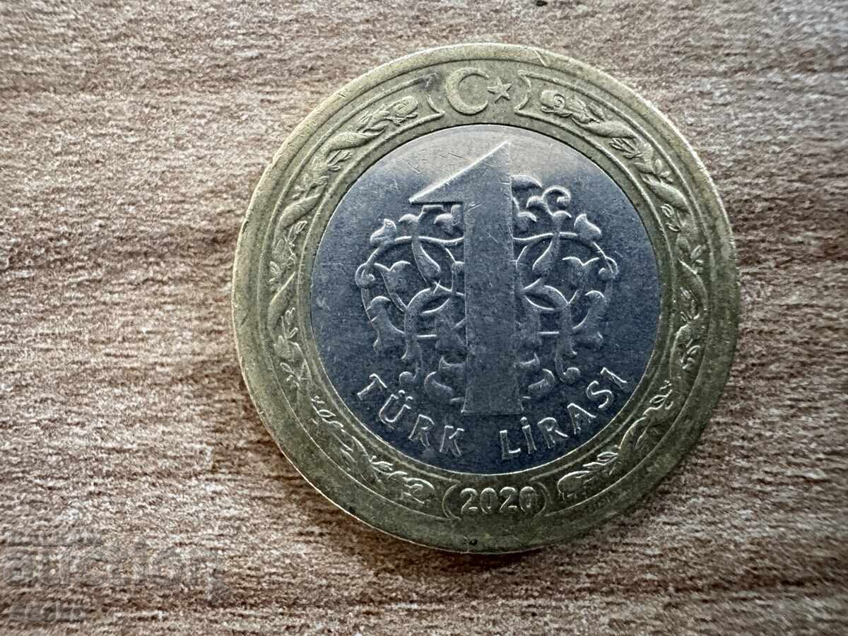 Turkey - 1 Lira (2020)