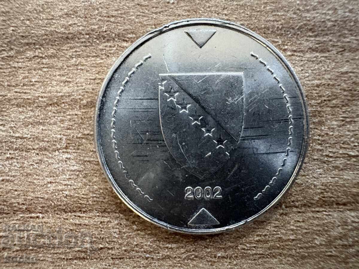 Bosnia și Herțegovina - 1 marcă (2002) cu preț 0.85 BGN | € 0.43