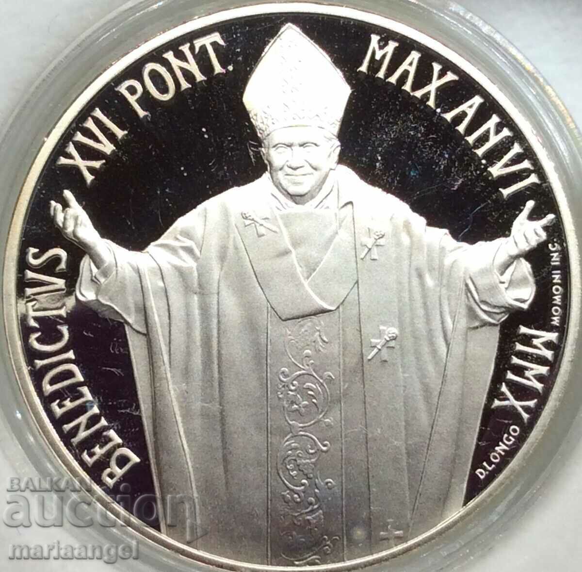 Аукцион 5 евро 2010 Ватикан Св.Фамилия пьтуват в Египет Кутия сребро Аукцион 5 евро 2010 Ватикан Св.Фамилия пьтуват в Египет Кутия сребро