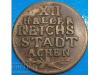 Γερμανία 12 Heller 1792 Χαλκός Άαχεν
