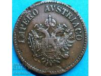 Lombardia Veneția 10 centesimi 1852 11g Austria pentru Italia