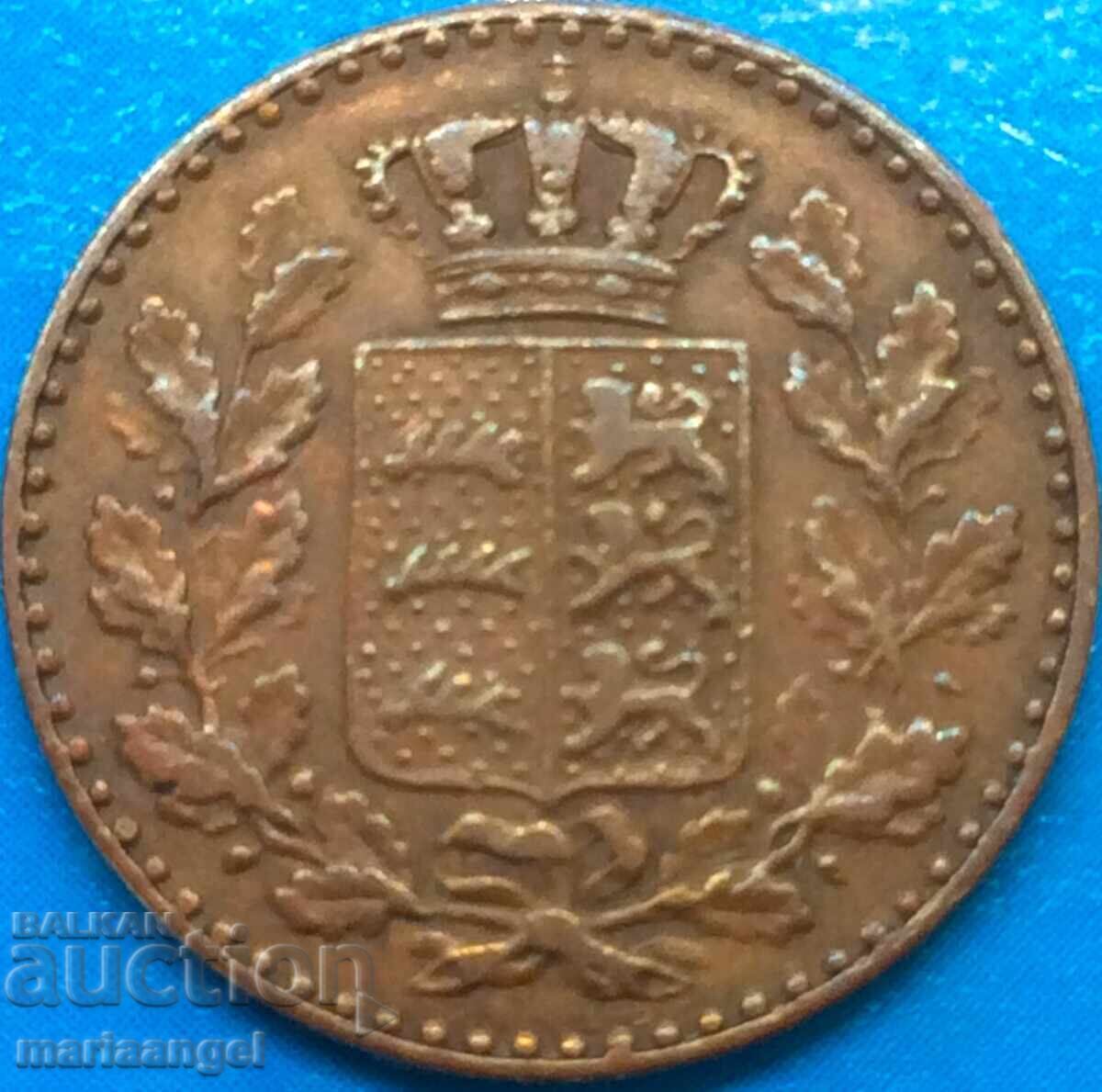 1/2 Kreuzer 1862 Germania Württemberg - 5 1/2 Kreuzer 1862 Germania Württemberg - 5