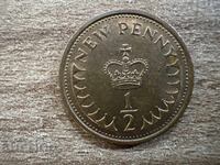 Великобритания - 1/2 пени (1976)