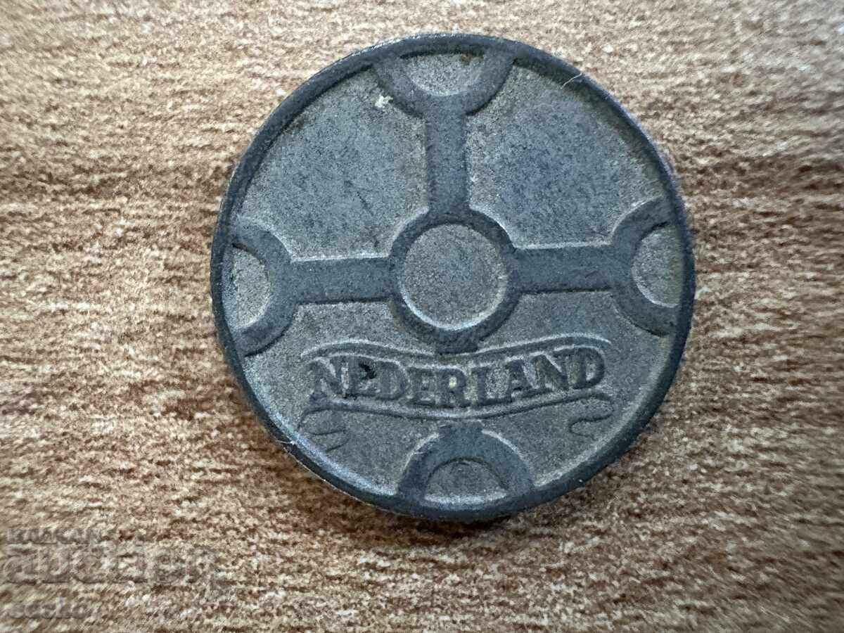 Ολλανδία - 1 λεπτό (1943) με τιμή 0.85 BGN | € 0.43