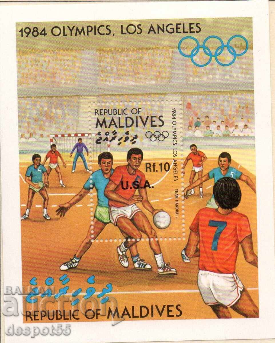 1985. Μαλδίβες. Χρυσό μετάλλιο για την 9η θέση; Μπλοκ. ΚΟΥΡΙΟΖ! 1985. Μαλδίβες. Χρυσό μετάλλιο για την 9η θέση; Μπλοκ. ΚΟΥΡΙΟΖ!