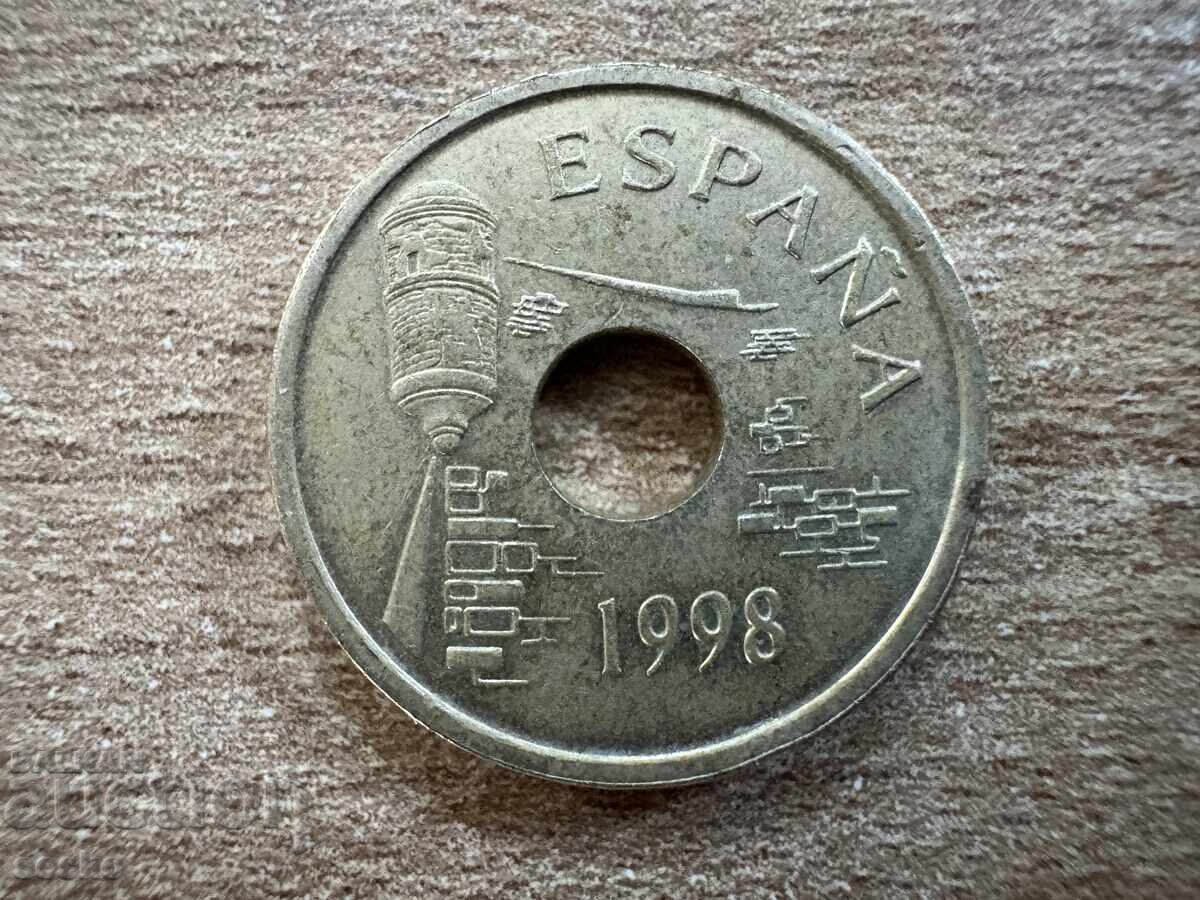 Spain - 25 Pesetas (1998) - Ceuta with price 0.80 BGN | € 0.41