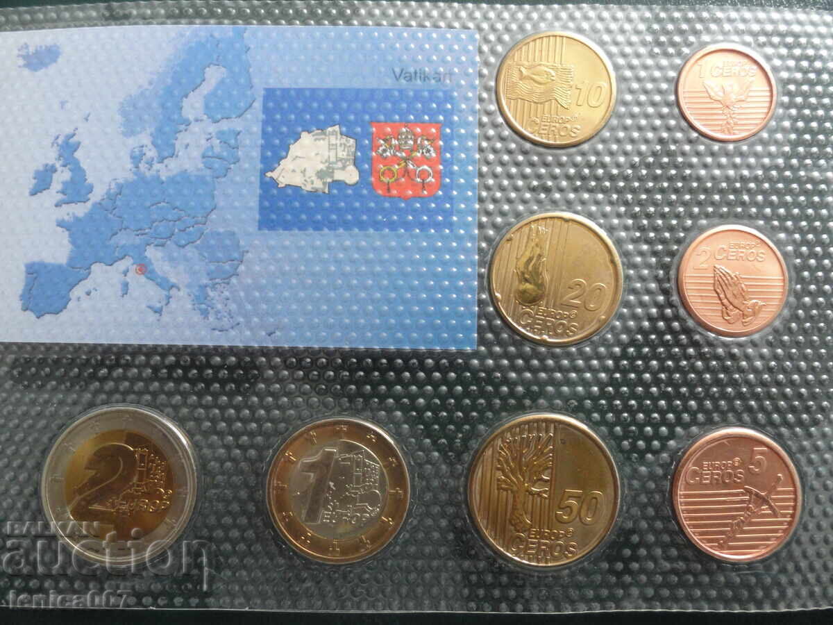 Vatican 2006 - Lot monede probă cu preț 12.60 BGN | € 6.44