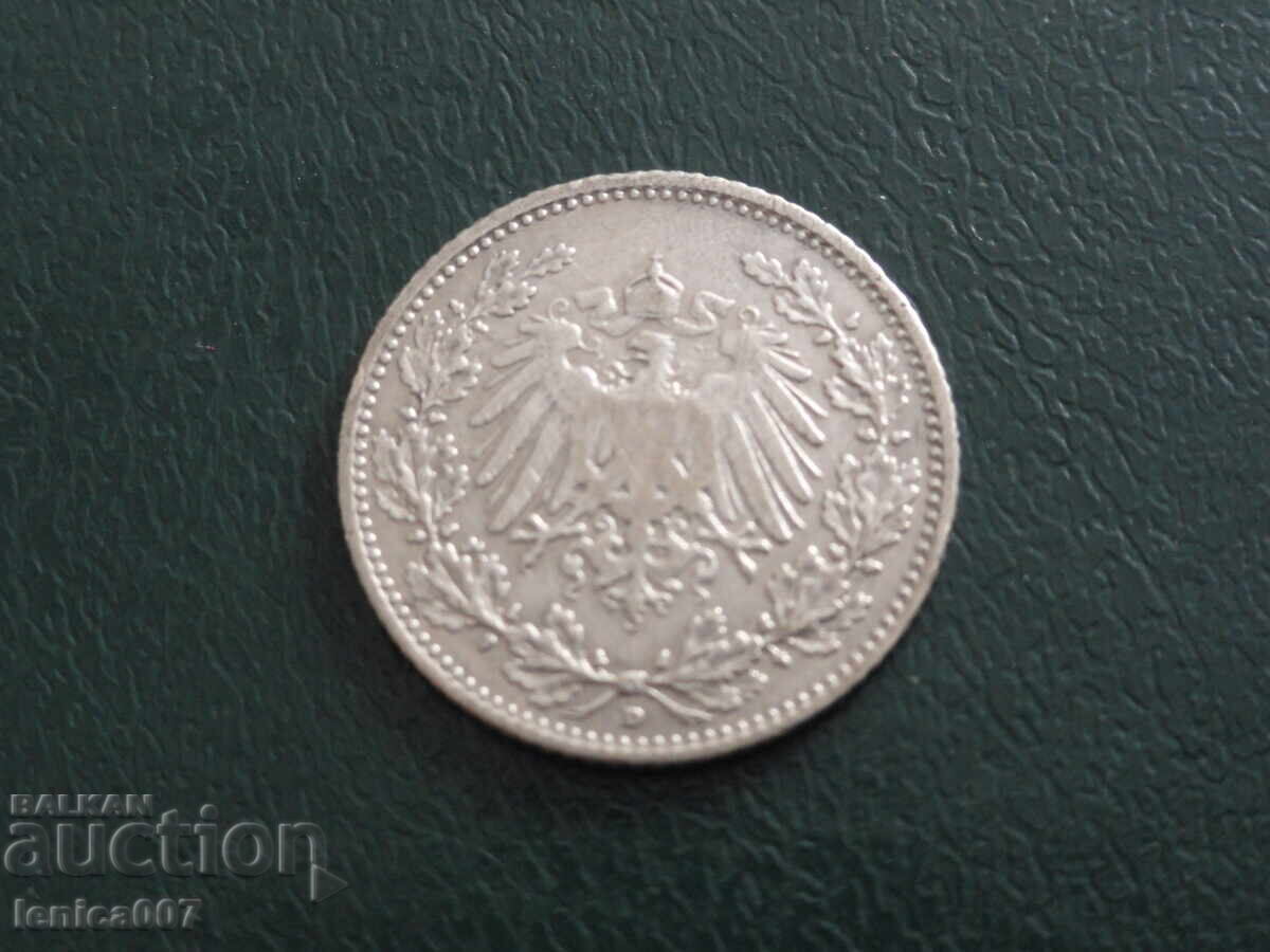 Германия 1906г. - 1/2 марка - 6