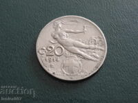 Италия 1914г. - 20 чентезими