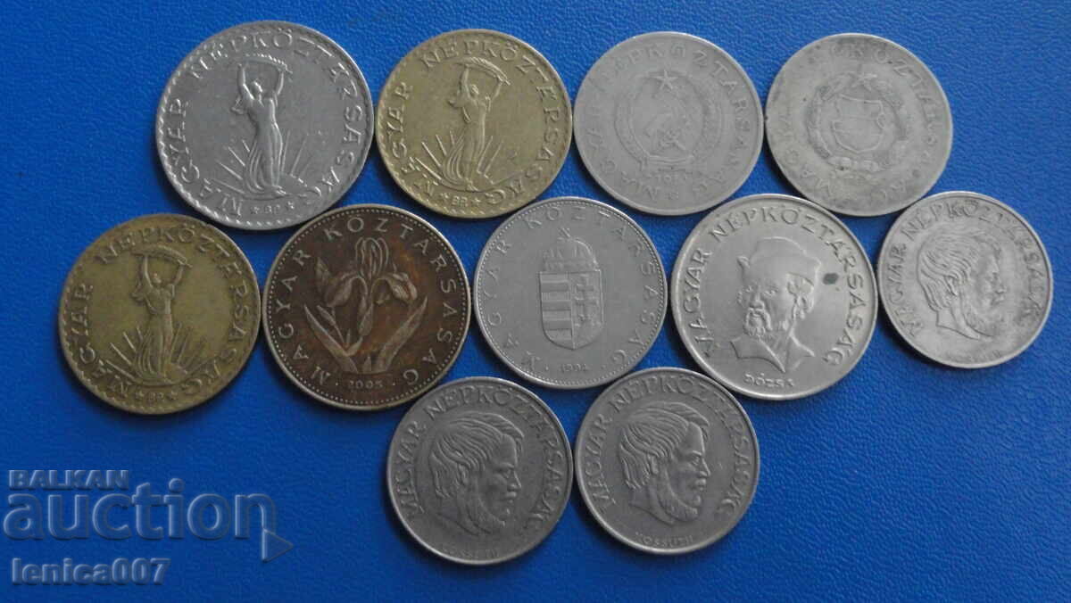 Auction Hungary - Coins (11 pieces) Auction Hungary - Coins (11 pieces)