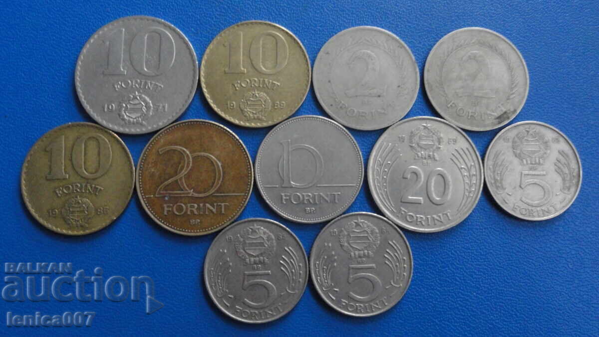 Delivery of Hungary - Coins (11 pieces) Delivery of Hungary - Coins (11 pieces)
