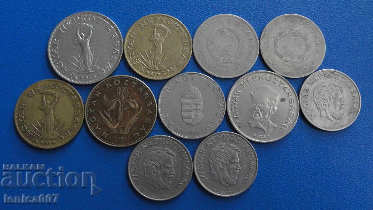 Hungary - Coins (11 pieces) - 5 Hungary - Coins (11 pieces) - 5