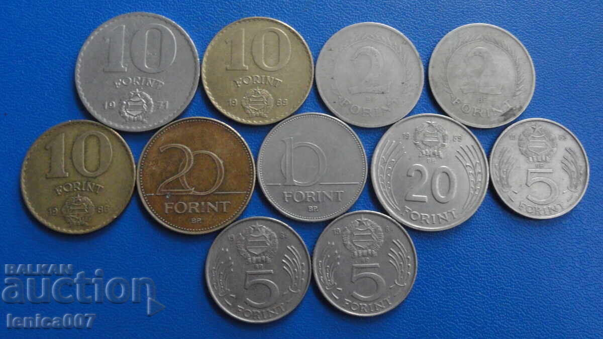 Hungary - Coins (11 pieces) - 6 Hungary - Coins (11 pieces) - 6