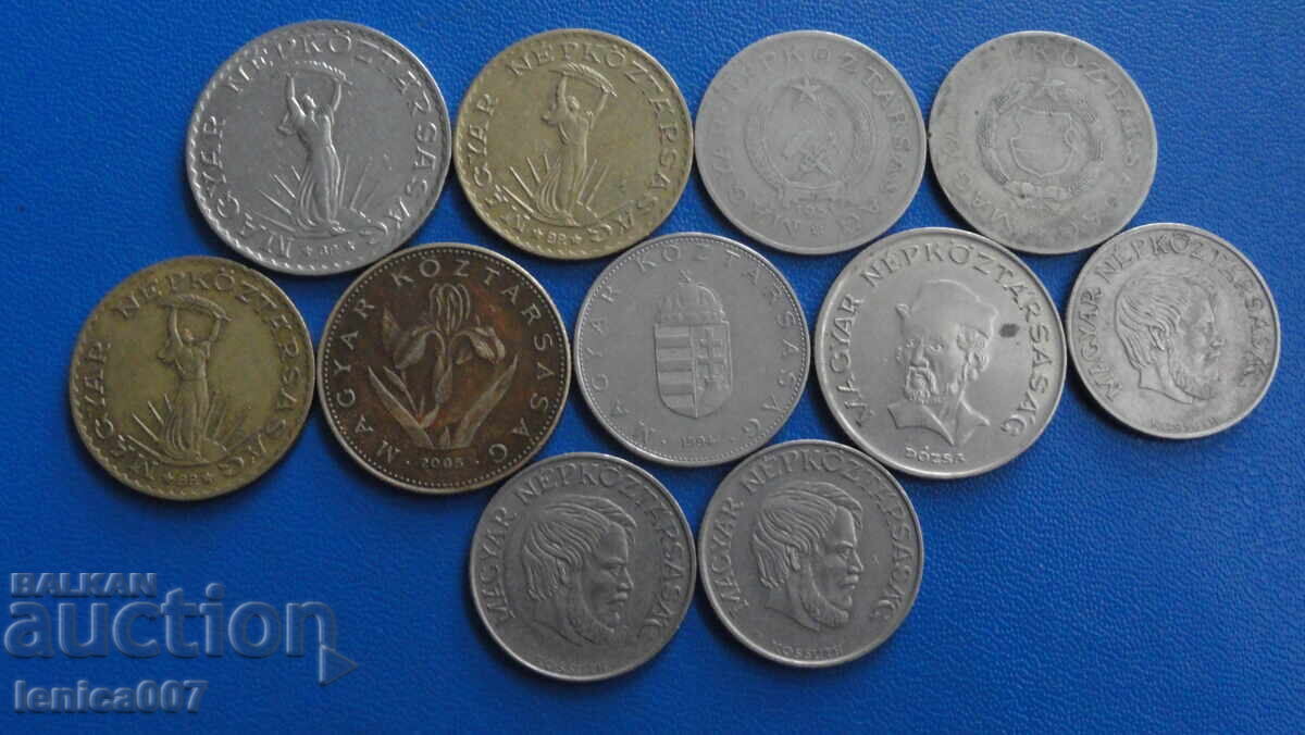 Hungary - Coins (11 pieces) Hungary - Coins (11 pieces)