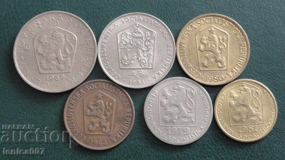 Παράδοση Τσεχοσλοβακία - Νομίσματα (6 τεμάχια)
