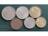 Cehoslovacia - Monede (6 bucăți)