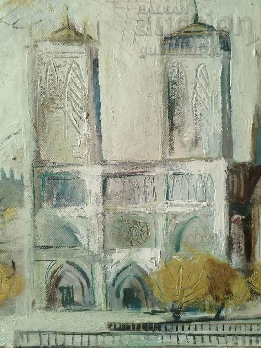 Delivery of Picture "Paris with Notre Dame", art. S. Min.., 1997
