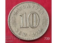 10 sen 1976 - Malaezia